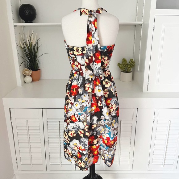 BHLDN Hitherto Vox Populi Moody Floral Garden Dress Multicolor Size S/6 - Picture 6 of 9